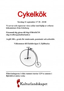 Cykelkök affisch